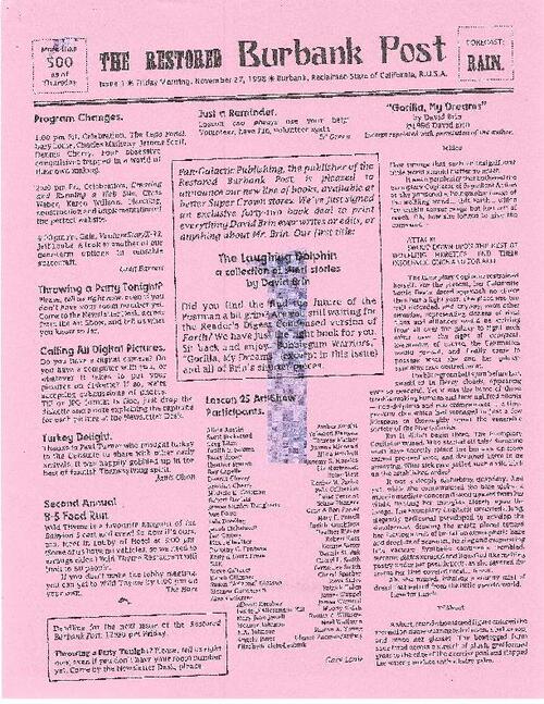 The Restored Burbank Post